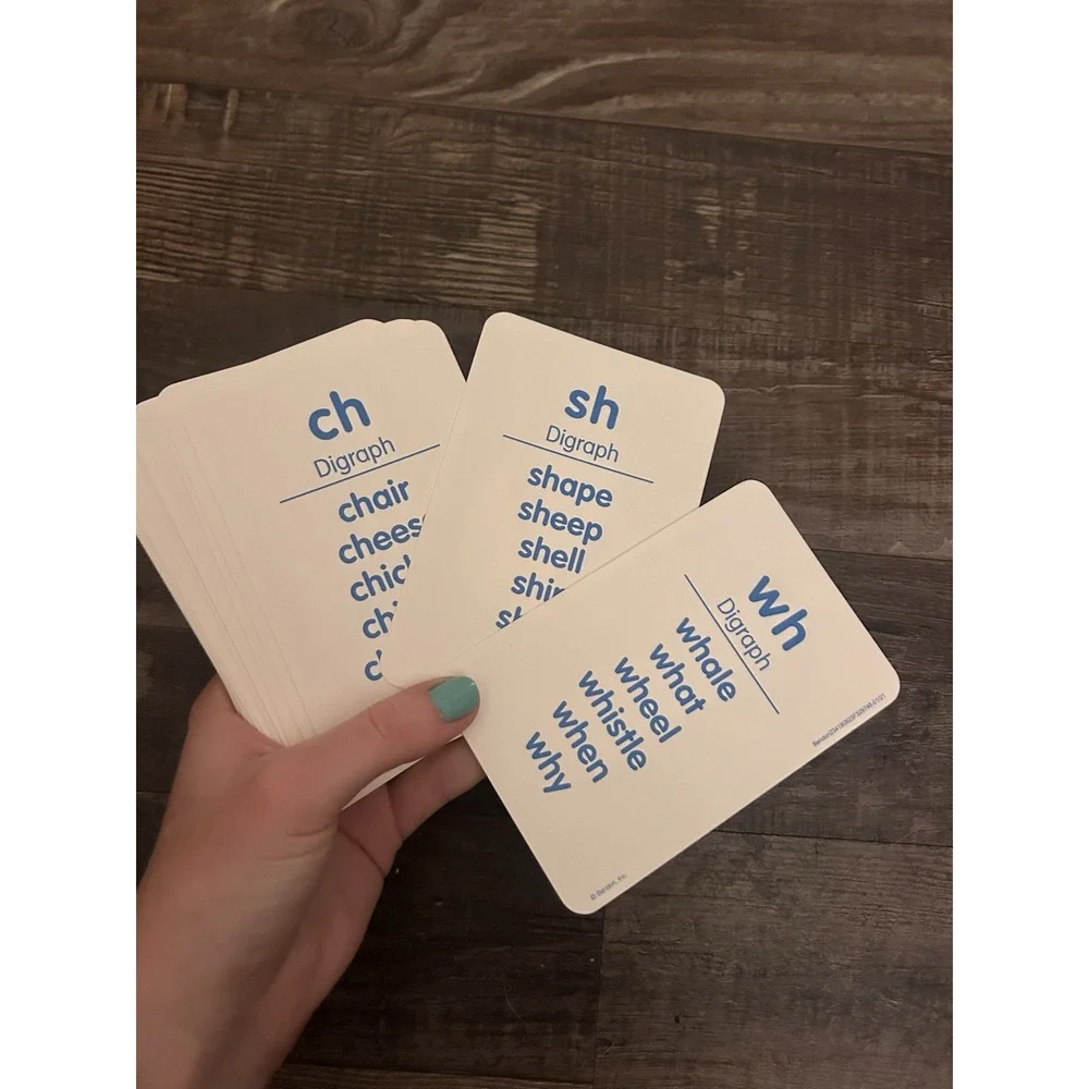 Bendon Phonics & Reading Flash Cards Short i, 36-Card Set, Ages 4+